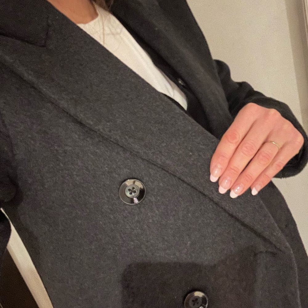 Dynamite Double Breasted Wool Coat - Picture 5 of 5